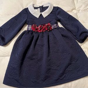 Navy blue long sleeve dress